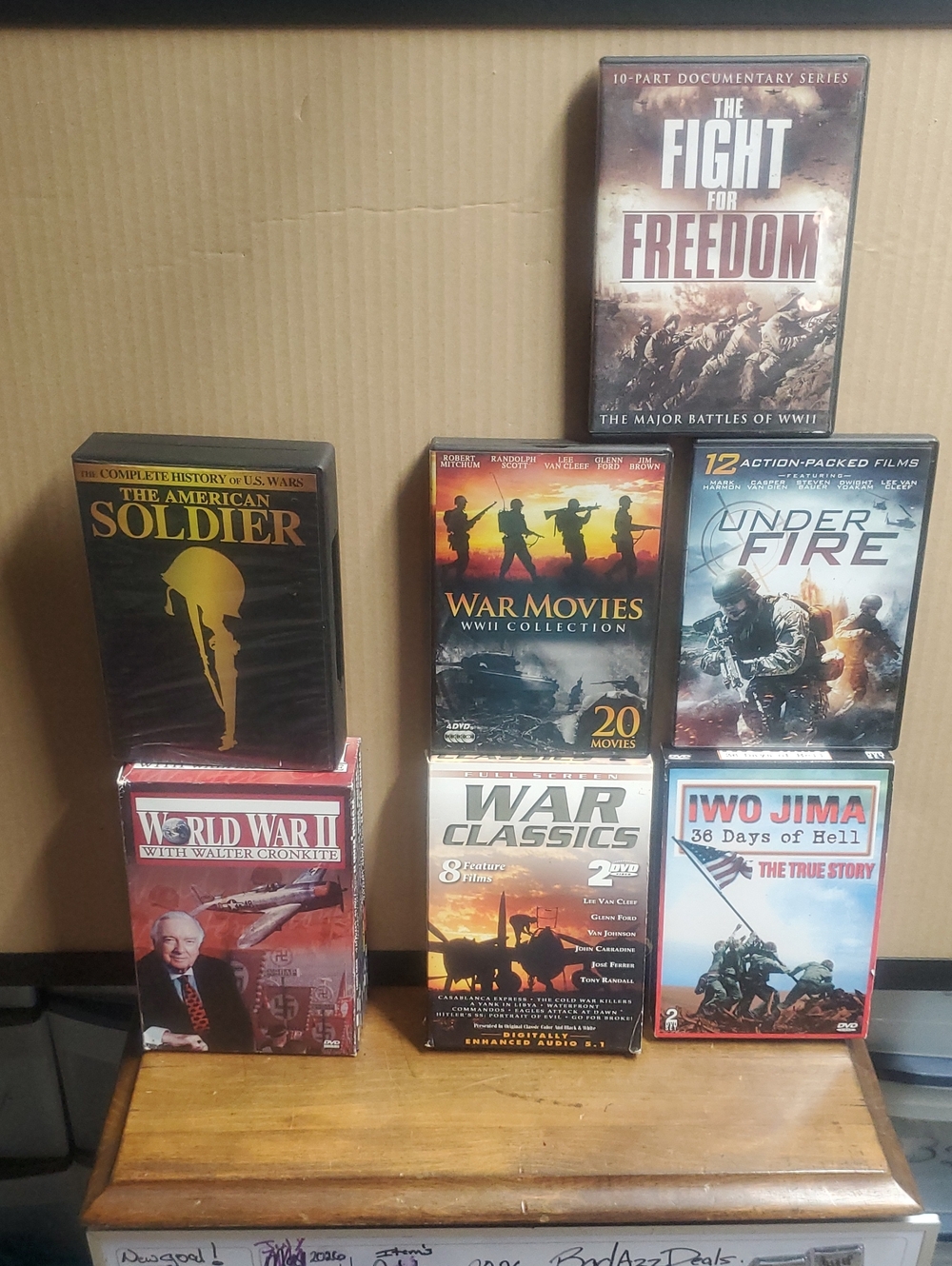 War Movies WWII Collection - Assorted Black DVD Box Sets